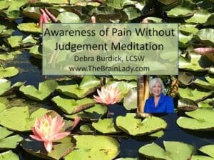 Awareness of Pain Without Judgement