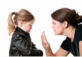 Mom upset with daughter